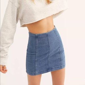 Free People Denim Skirt